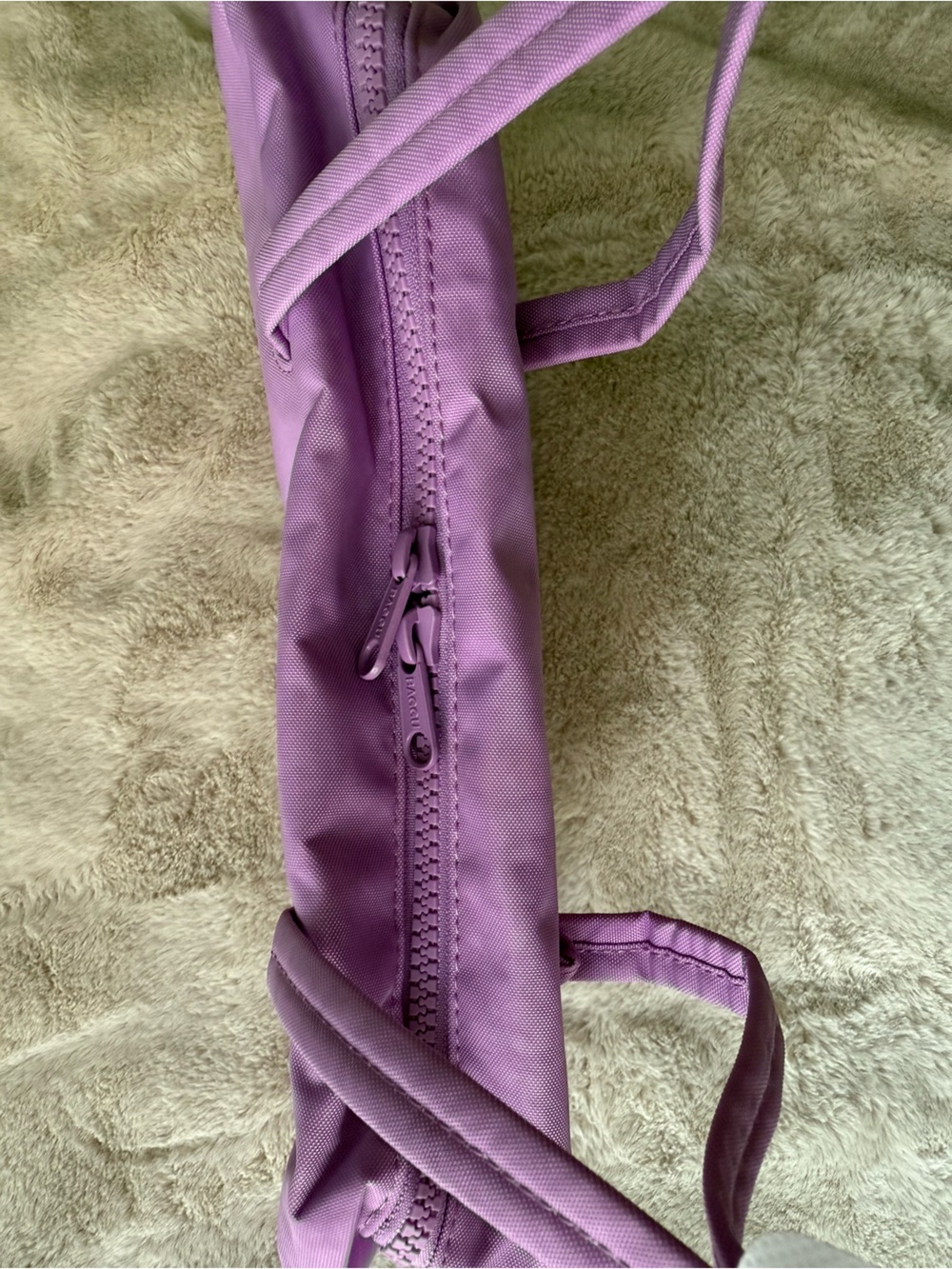 NWT BAGGU Nylon Bowler Bag Rose - Picture 11 of 13